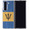 Barbados Flag Distressed Galaxy Z Fold6 Clear Case